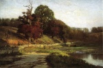 Theodore Clement Steele  - Bilder Gemälde - The Oaks of Vernon