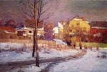 Theodore Clement Steele  - Peintures - Village