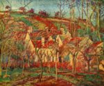 Camille Pissarro - Bilder Gemälde - Die roten Dächer