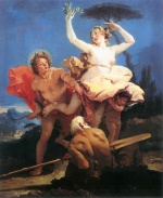 Giovanni Battista Tiepolo - paintings - Apollo and Daphne