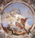 Giovanni Battista Tiepolo - Peintures - Bellérophon sur Pegasus