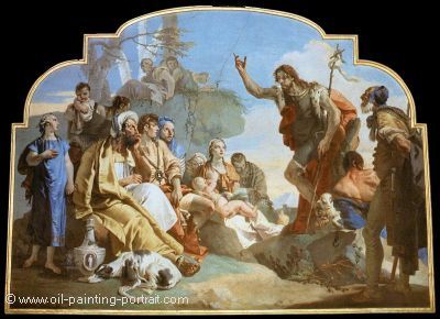 John the Baptist Preaching