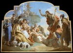 Giovanni Battista Tiepolo - paintings - John the Baptist Preaching