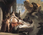 Giovanni Battista Tiepolo - Peintures - Jupiter et Danaé