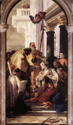 Giovanni Battista Tiepolo - Bilder Gemälde - Last Communion of St. Lucy