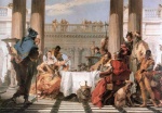 Giovanni Battista Tiepolo - Peintures - Le Banquet de Cléopatre