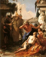 Giovanni Battista Tiepolo - Peintures - La mort de Hyacinthe