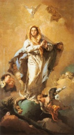 Giovanni Battista Tiepolo - Peintures - L'Immaculée Conception