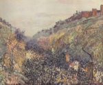 Camille  Pissarro - paintings - Faschingsdienstag auf dem Boulevard Montmartre