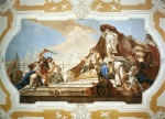 Giovanni Battista Tiepolo - Peintures - Le jugement de Salomon