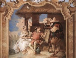 Giovanni Battista Tiepolo  - Peintures - Angelica et Medro avec les Bergers
