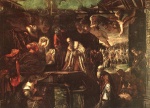 Jacopo Robusti Tintoretto - Bilder Gemälde - Adoration of the Magi