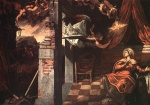 Jacopo Robusti Tintoretto - Bilder Gemälde - Annunciation