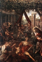 Jacopo Robusti Tintoretto - Peintures - La Piscina Probatica
