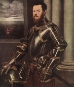 Jacopo Robusti Tintoretto - Peintures - Homme en armure 