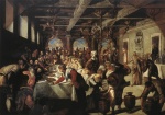 Jacopo Robusti Tintoretto - Bilder Gemälde - Marriage at Cana
