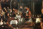 Jacopo Robusti Tintoretto  - Bilder Gemälde - The Circumcision