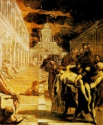 Jacopo Robusti Tintoretto  - Peintures - Le vol du cadavre de Saint-Marc