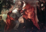Jacopo Robusti Tintoretto  - Bilder Gemälde - The Visitation