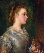 George Frederic Watts - Bilder Gemälde - Dorothy Tennant Later Lady Stanley