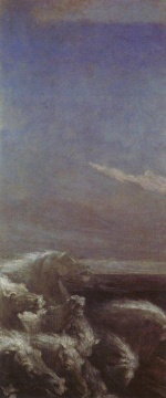 George Frederic Watts - Peintures - Chevaux de Neptunes 