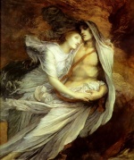 George Frederic Watts - paintings - Pablo and Francesca