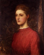 George Frederic Watts - Peintures - Portrait d'une dame