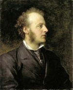 George Frederick Watts - paintings - Portrait of Sir John Everett Millais
