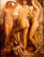 George Frederic Watts  - paintings - The Three Graces