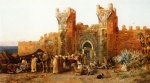 Edwin Lord Weeks - Bilder Gemälde - Gate of Shehal Morocco