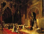 Edwin Lord Weeks - Peintures - Intérieur de la mosquée de Cordoue