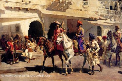 Leaving for the Hunt at Gwalior