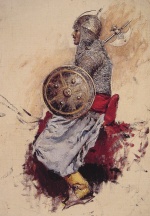 Edwin Lord Weeks - Peintures - Homme en armure