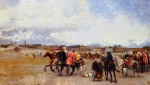 Edwin Lord Weeks - paintings - Powder Play City of Morocco Outside the Walls