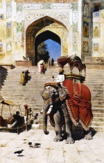 Edwin Lord Weeks - paintings - Royal Elephant