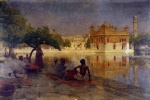 Edwin Lord Weeks  - Peintures - Le Temple d´or d´Amritsar
