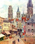 Camille Pissarro - Bilder Gemälde - Rouen