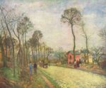 Camille Pissarro - Bilder Gemälde - Straße