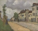 Camille  Pissarro  - Peintures - Rue à Pontoise