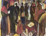 August Macke - paintings - Leave taking