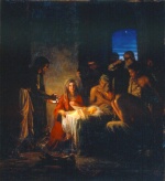 Carl Heinrich Bloch - paintings - The Birth of Christ