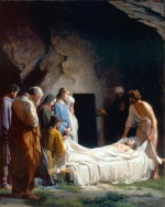 Carl Heinrich Bloch - paintings - The Burial of Christ