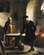 Carl Heinrich Bloch - Peintures - Le roi du Danemark Christian II emprisonné 