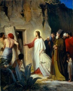 Carl Heinrich Bloch - paintings - The Raising of Lazarus