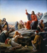 Carl Heinrich Bloch - paintings - The Sermon on the Mount