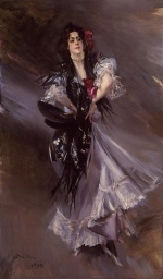 Giovanni Boldini - Peintures - Portrait de Anita de la Ferie (La Danseuse espagnole)