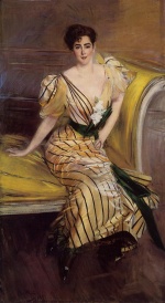 Giovanni Boldini - Bilder Gemälde - Portrait of Madame Josephina Alvear de Errazuriz