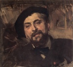 Giovanni Boldini - Bilder Gemälde - Portrait of the Artist Ernest Ange Duez