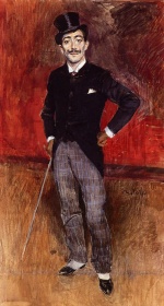 Giovanni Boldini - Bilder Gemälde - Portrait of the Comte de Rasty
