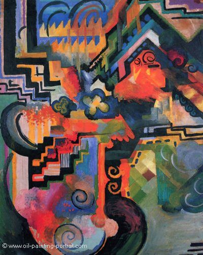 Colored Composition (Homage to Johann Sebastian Bach)